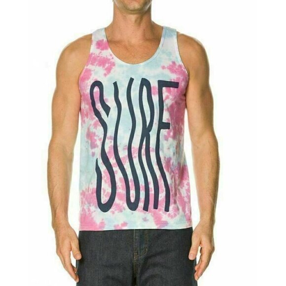 Altru Men's Cotton Tie Dye Sleeveless Surf Tank Shirt L XL - Picture 10 of 16